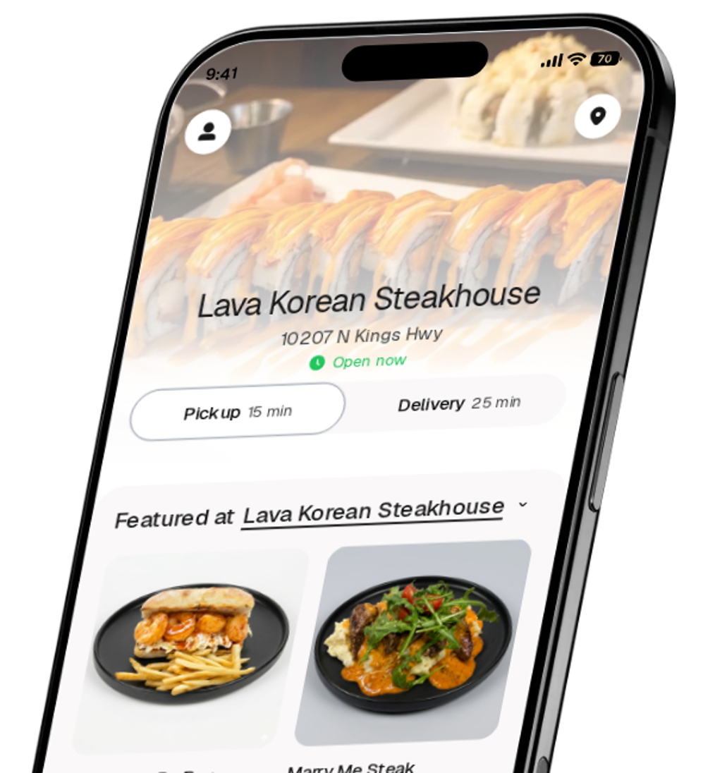 Lava Korean Steakhouse app preview