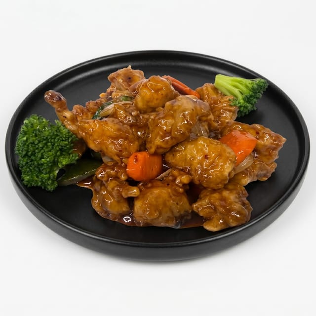 Sweet and Sour Chicken.